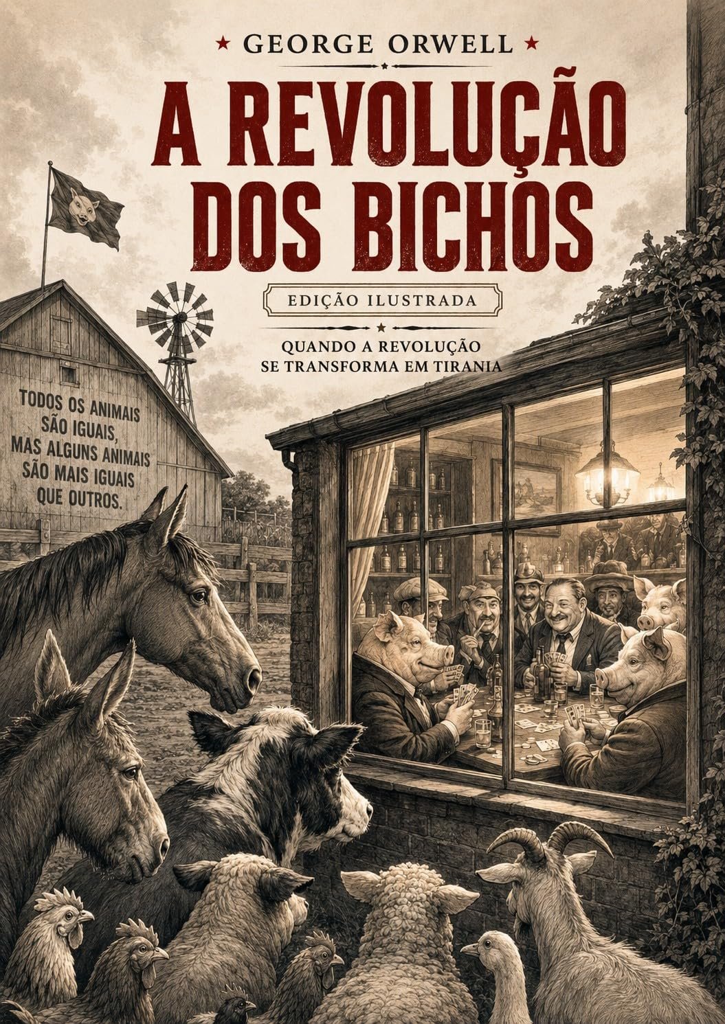 Capa de A Revolução dos Bichos