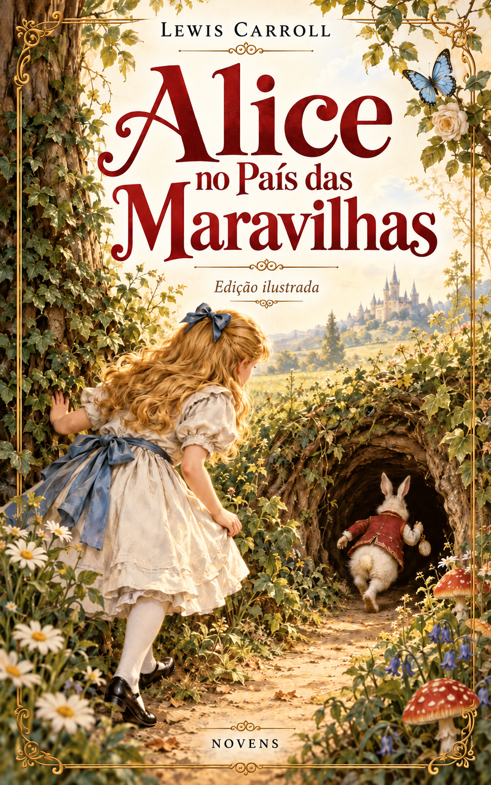 Capa de Alice no País das Maravilhas