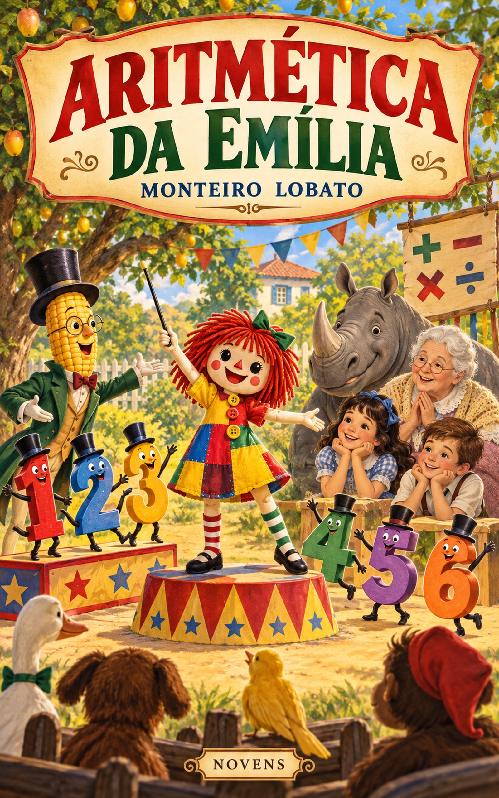 Capa de Aritmética da Emília