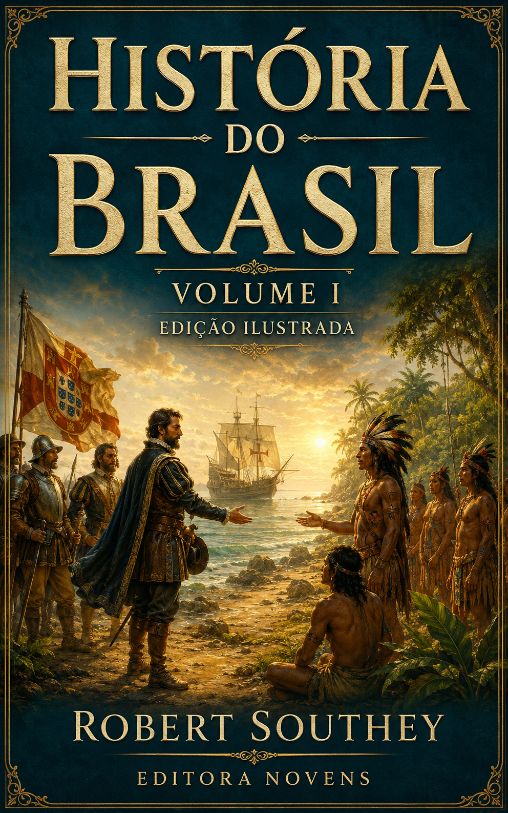 Capa de História do Brasil Volume I
