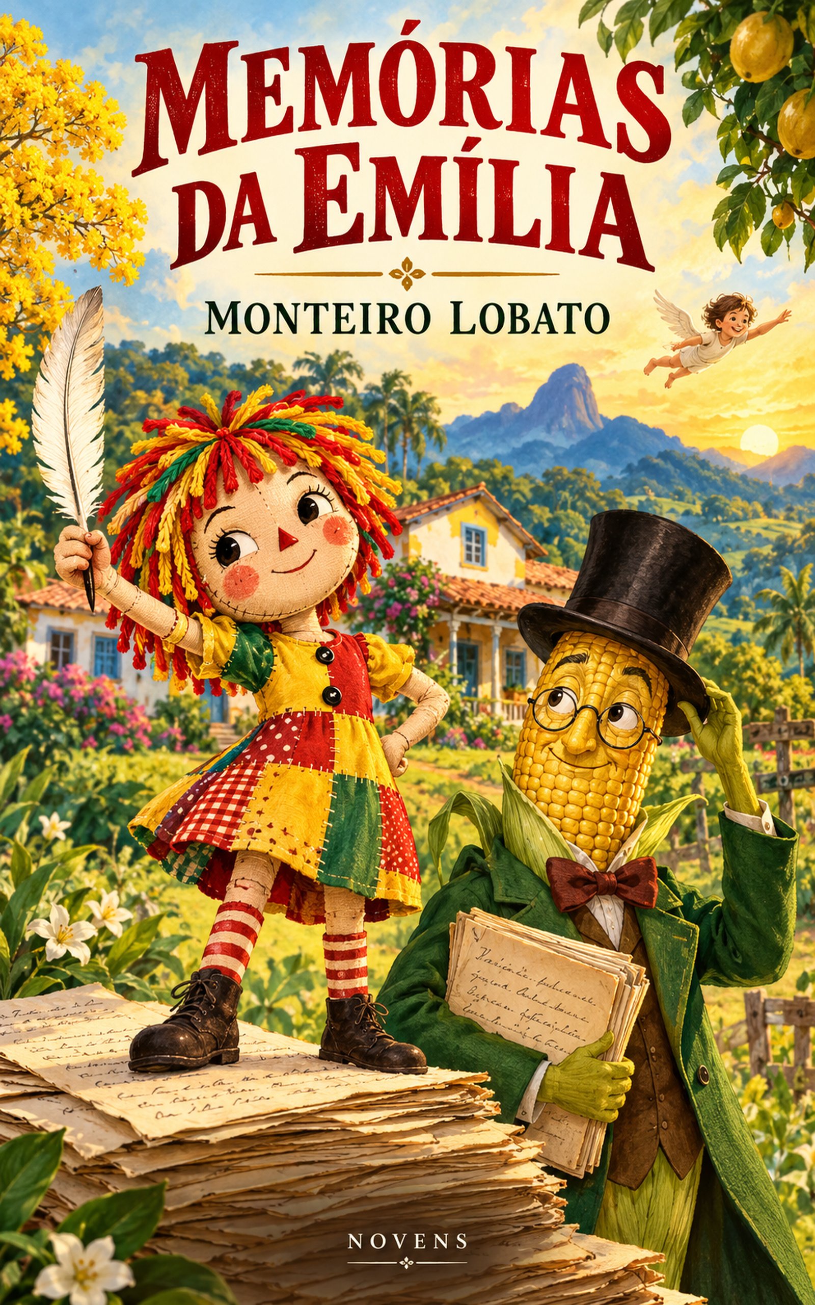 Capa de Memórias da Emília