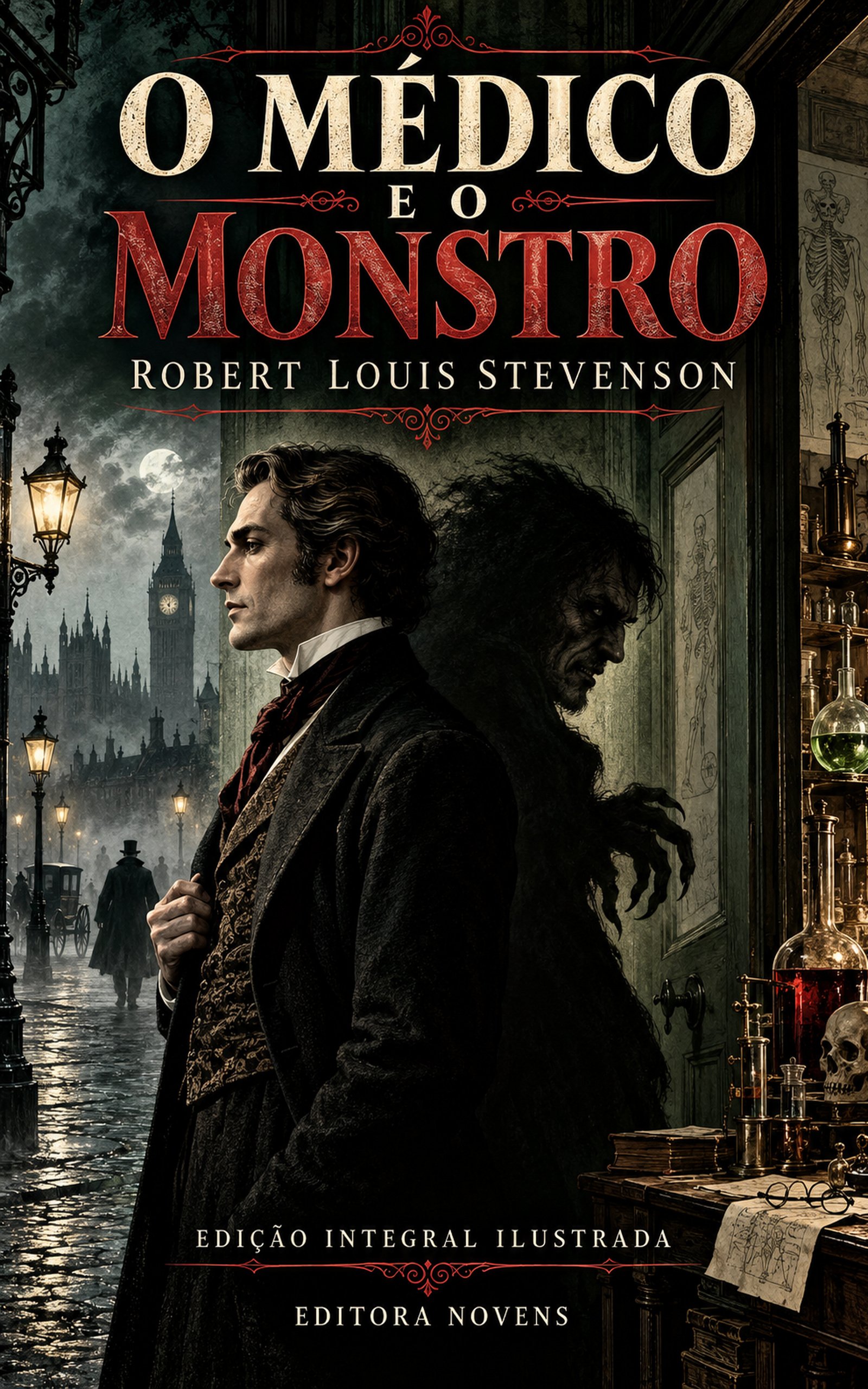 Capa de O Médico e o Monstro