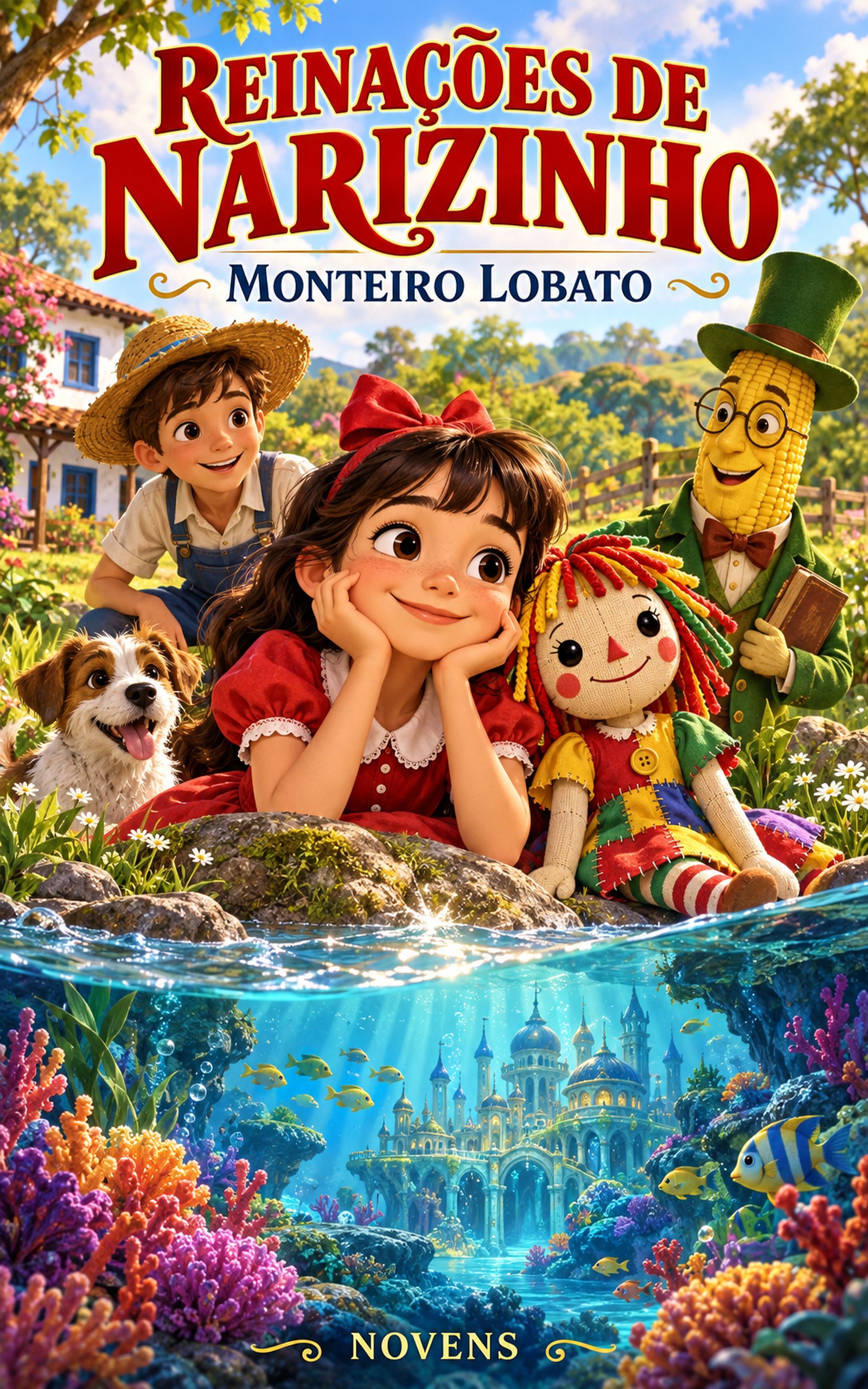 Capa de Reinações de Narizinho
